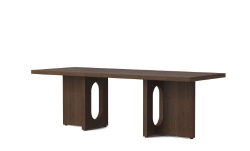 Audo Copenhagen Androgyne Lounge Table B: 120 cm - Dark Stained Oak