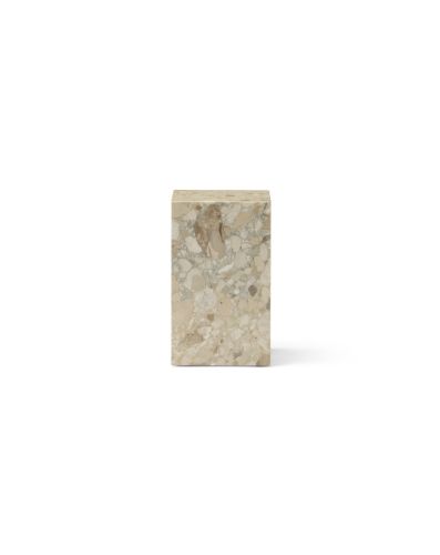 Audo Copenhagen Plinth Tall H: 51 cm - Sand Kunis Breccia