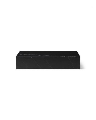 Audo Copenhagen Plinth Grande H: 27,5 cm - Black Marble Marquina