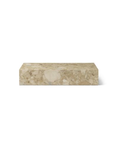 Audo Copenhagen Plinth Grande H: 27,5 cm - Sand Kunis Breccia