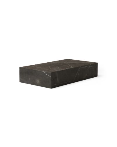 Audo Copenhagen Plinth Grande H: 27,5 cm - Grey Kendzo Marble