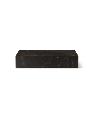 Audo Copenhagen Plinth Grande H: 27,5 cm - Grey Kendzo Marble
