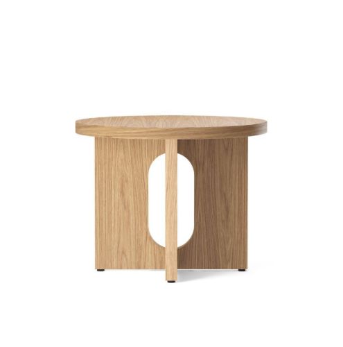Audo Copenhagen Androgyne Side Table Ø: 50 cm - Natural Oak/Natural Oak