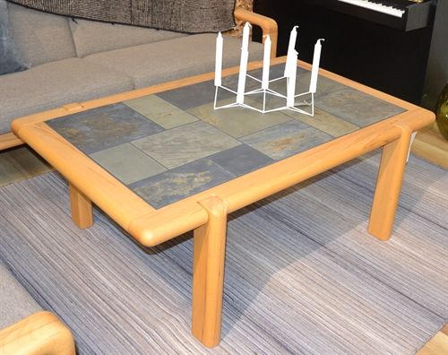 Dyrlund 1511A sofabord kernebøg olie skifer - UDSTILLINGSMODEL  OUTLET