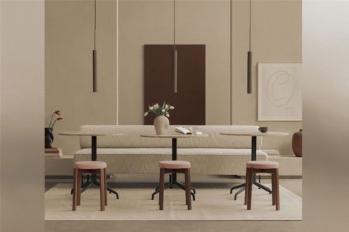 Audo Copenhagen Tubulaire Pendant Rail 5 B: 130 cm - Aluminium/Anodized Bronzed