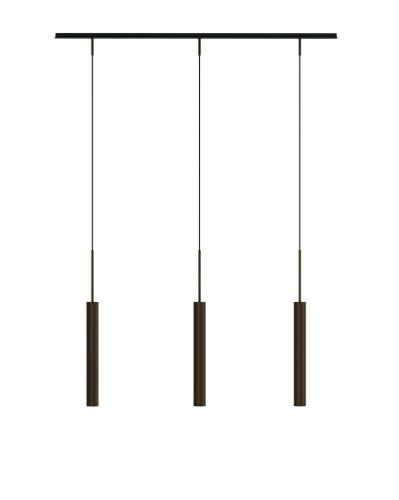 Audo Copenhagen Tubulaire Pendant Rail 3 B: 130 cm - Aluminium/Anodized Bronzed