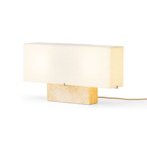 Audo Copenhagen Nonna Table Lamp H: 30 cm - Travertine/Sand