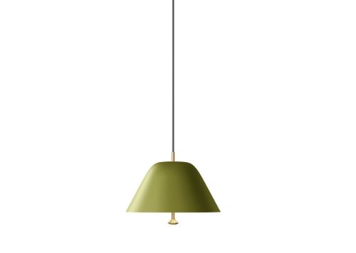 UDGÅR med lager Audo Copenhagen Levitate Pendant Ø: 28 cm - Sage Green/Brass