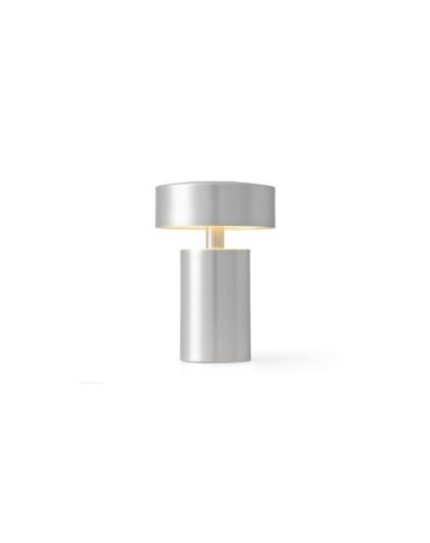 Audo Copenhagen Column Table Lamp Portable Ø: 12 cm - Aluminium