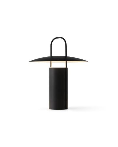 Audo Copenhagen Ray Table Lamp Portable H: 23,5 cm - Black