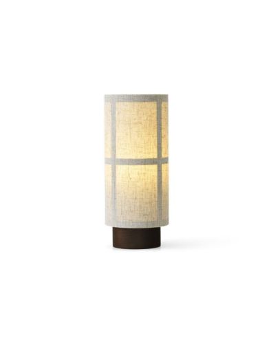Audo Copenhagen Hashira Table Lamp Portable H: 23,5 cm - Raw/Ash