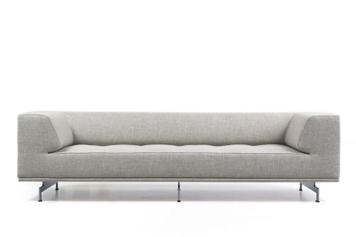Fredericia Furniture 4511 Delphi 3 Pers. Sofa L: 240 cm - Steelcut Trio 213/Aluminium