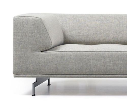 Fredericia Furniture 4511 Delphi 3 Pers. Sofa L: 240 cm - Steelcut Trio 213/Aluminium