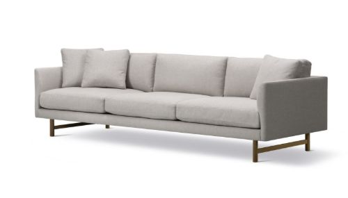 Fredericia Furniture 5623 Calmo 3 Pers. Sofa L: 250 cm - Sunniva 717/Røget Eg