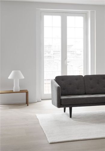 Fredericia Furniture 2003 No. 1 3 Pers. Sofa L: 206 cm - Hallingdal 180/Sortlakeret Eg