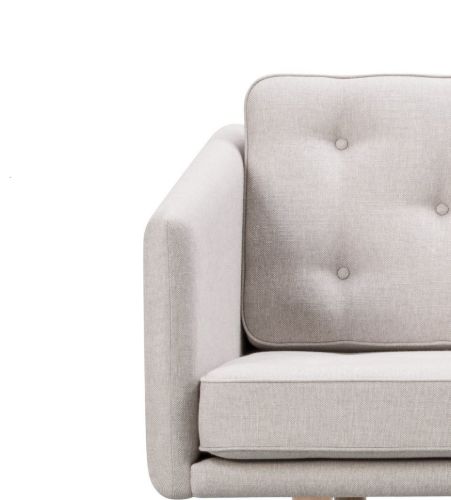 Fredericia Furniture 2002 No. 1 2 Pers. Sofa L: 143 cm - Sunniva 717/Sæbebehandlet Eg