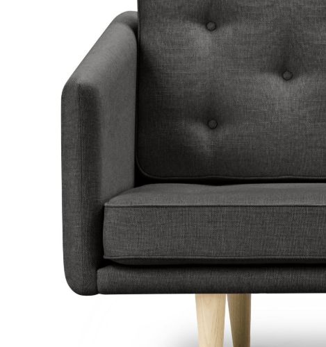 Fredericia Furniture 2003 No. 1 3 Pers. Sofa L: 206 cm - Sunniva 173/Lakeret Eg