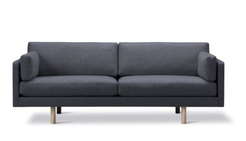 Fredericia Furniture Erik Jørgensen EJ220 2062 2 Pers. Sofa 100 L: 212 cm - Bardal 780/Sæbebehandlet Eg