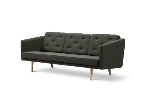 Fredericia Furniture 2003 No. 1 3 Pers. Sofa L: 206 cm - Fiord 961/Eg Lys Olie