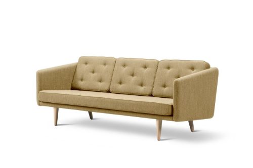 Fredericia Furniture 2003 No. 1 3 Pers. Sofa L: 206 cm - Fiord 422/Eg Lys Olie