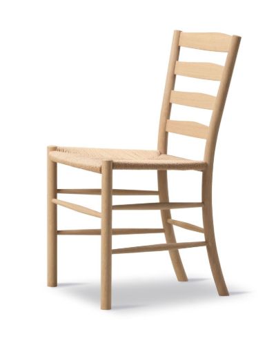 Fredericia Furniture 3207 Klint Spisebordsstol H: 85 cm - Sæbebehandlet Eg 