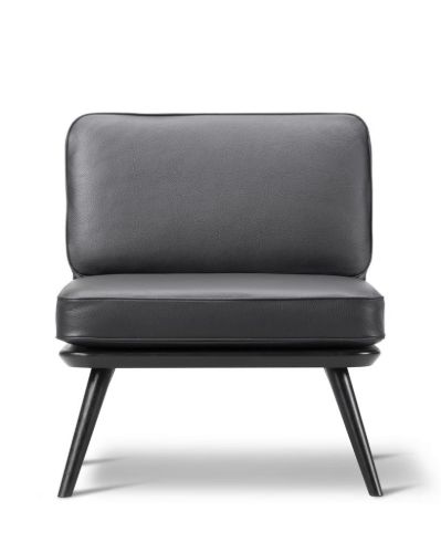 Fredericia Furniture 1711 Spine Lounge Suite Chair Petit - Læder Primo/Ask