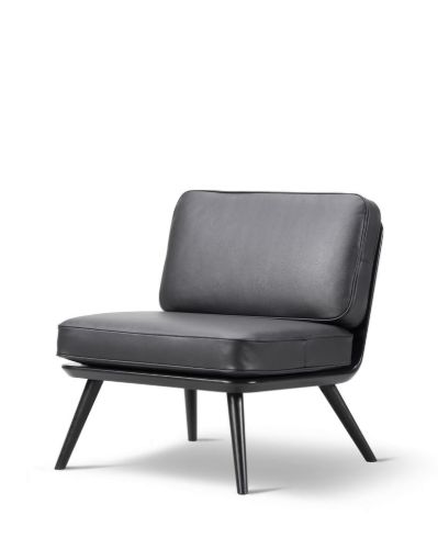 Fredericia Furniture 1711 Spine Lounge Suite Chair Petit - Læder Primo/Ask