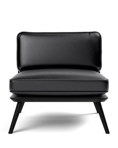 Fredericia Furniture 1710 Spine Lounge Suite Chair - Læder Primo/Ask
