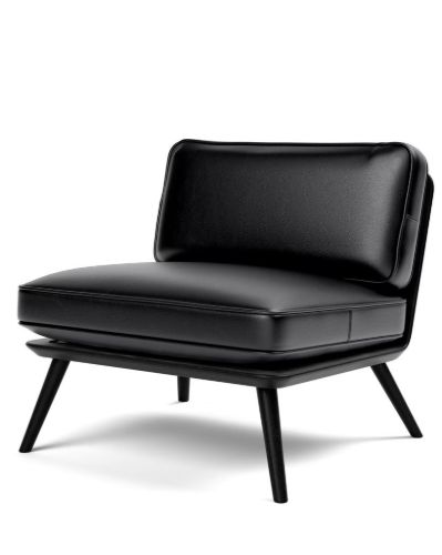 Fredericia Furniture 1710 Spine Lounge Suite Chair - Læder Primo/Ask