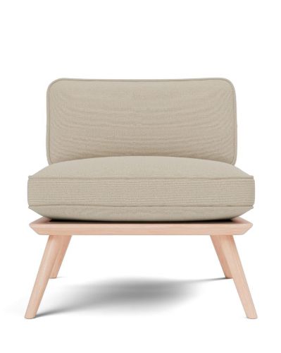 Fredericia Furniture 1711 Spine Lounge Suite Chair Petit - Grand Linen/Eg