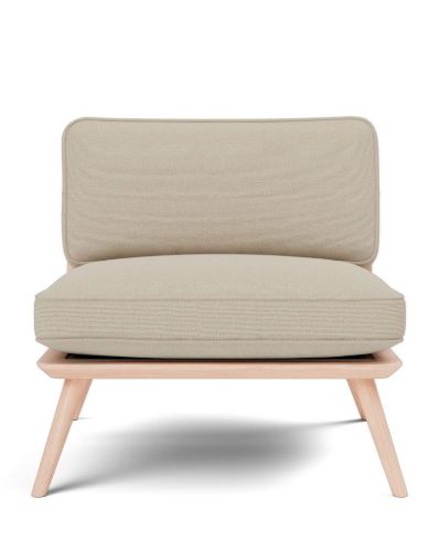 Fredericia Furniture 1710 Spine Lounge Suite Chair - Grand Linen/Eg