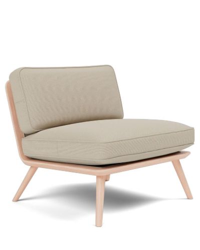 Fredericia Furniture 1710 Spine Lounge Suite Chair - Grand Linen/Eg