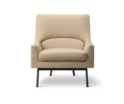 Fredericia Furniture 6540 A-Chair af Jens Risom SH: 42 cm - Vidar 333/Sortlakeret Eg