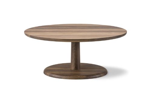 Fredericia Furniture 1295 Pon Sofabord Ø: 90 cm - Olieret Røget Eg