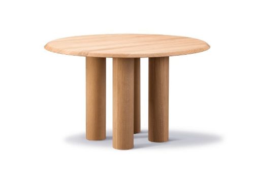 Fredericia Furniture 6775 Islets Spisebord Ø: 120 cm - Lys Olieret Eg