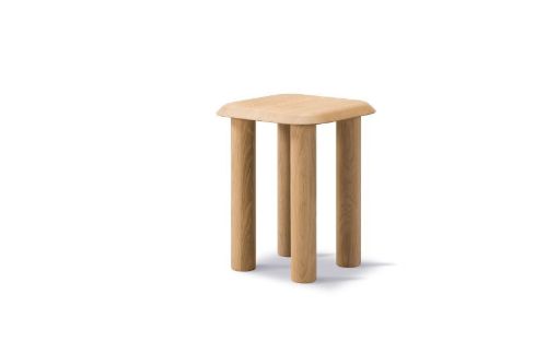 Fredericia Furniture 6770 Islets Side Bord 40x40 cm - Lys Olieret Eg