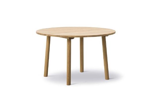 Fredericia Furniture 6121 Taro Spisebord Ø: 120 cm - Lys Olieret Eg