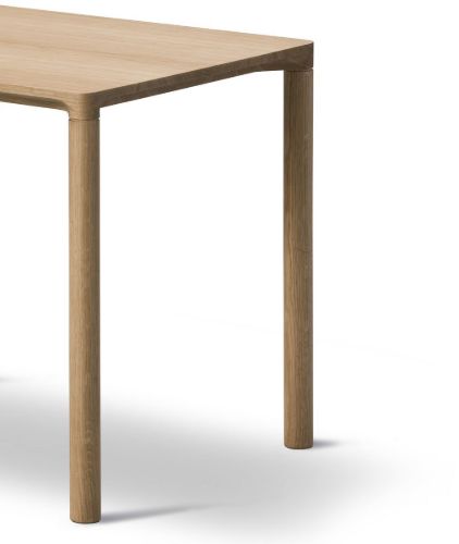 Fredericia Furniture 6705 Piloti Sofabord 46x39x41 cm - Lys Olieret Eg