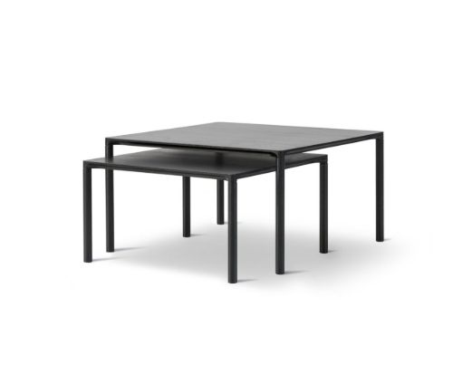 Fredericia Furniture 6720 Piloti Sofabord 75x75x35 cm - Sortlakeret Eg