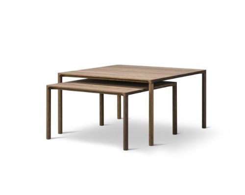 Fredericia Furniture 6720 Piloti Sofabord 75x75x41 cm - Røget Olieret Eg