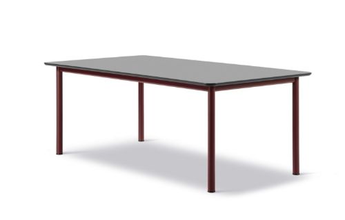Fredericia Furniture 6631 Plan Bord 200x100 cm - Sort/Bordeaux