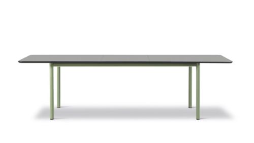 Fredericia Furniture 6632 Plan Table Extendable 100x260 cm - Sort Nanolaminat/Modernist Green