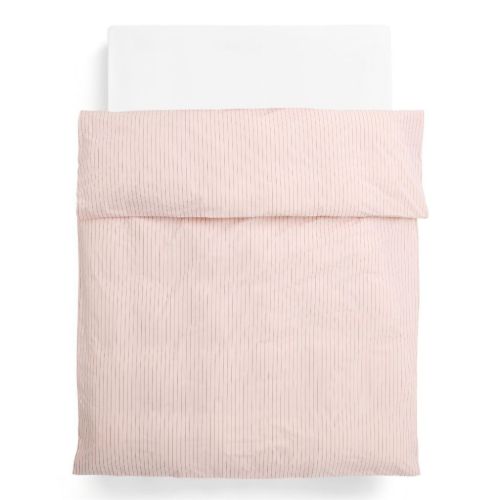 HAY Fineline Duvet Cover 155x220 cm - Soft Pink