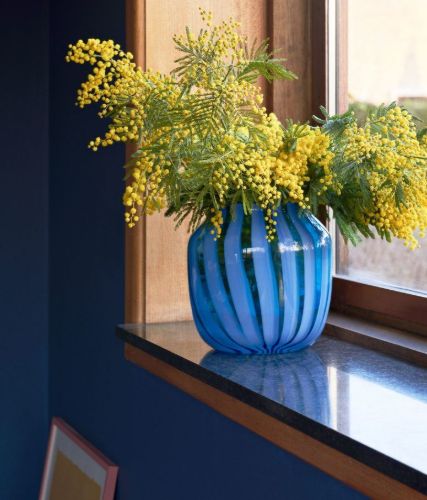 HAY Juice Vase H: 22 cm Wide - Light Blue
