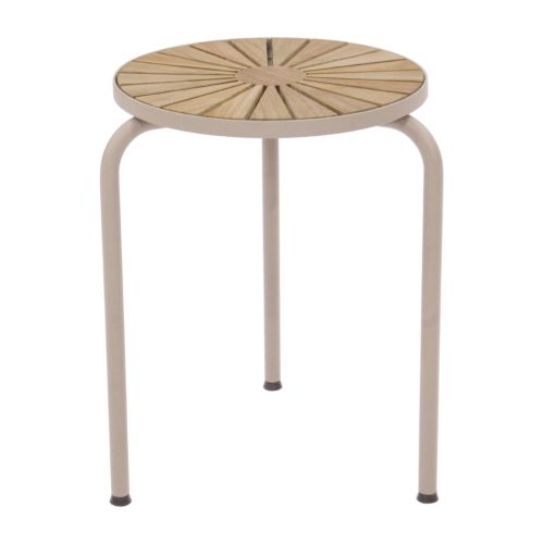 Mandalay Marguerit Taburet Ø: 32 cm - Teak/Taupe 