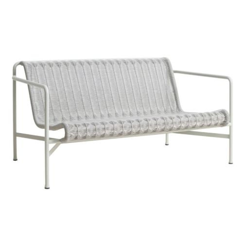 HAY Palissade Cord Lounge Sofa B: 139 cm - Sky Grey