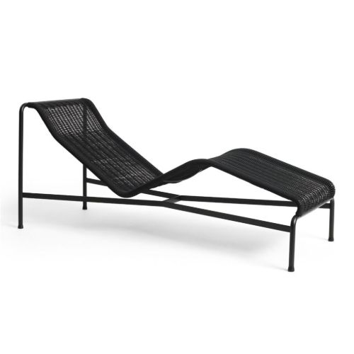 HAY Palissade Cord Chaise Longue L: 164,5 cm - Anthracite
