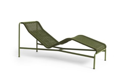 HAY Palissade Cord Chaise Longue L: 164,5 cm - Olive