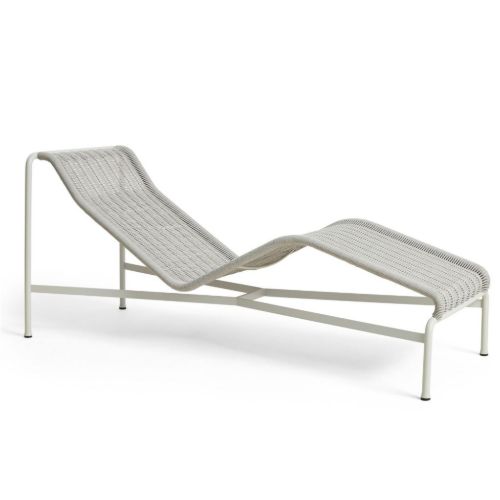 HAY Palissade Cord Chaise Longue L: 164,5 cm - Sky Grey