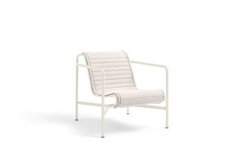 HAY Palissade Lounge Chair Low Soft Quilted Cushion 50x116 cm - Cream White 